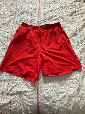 (Pack of 4) Lululemon Athletic Shorts (Red, black, grey, and pink) - size medium